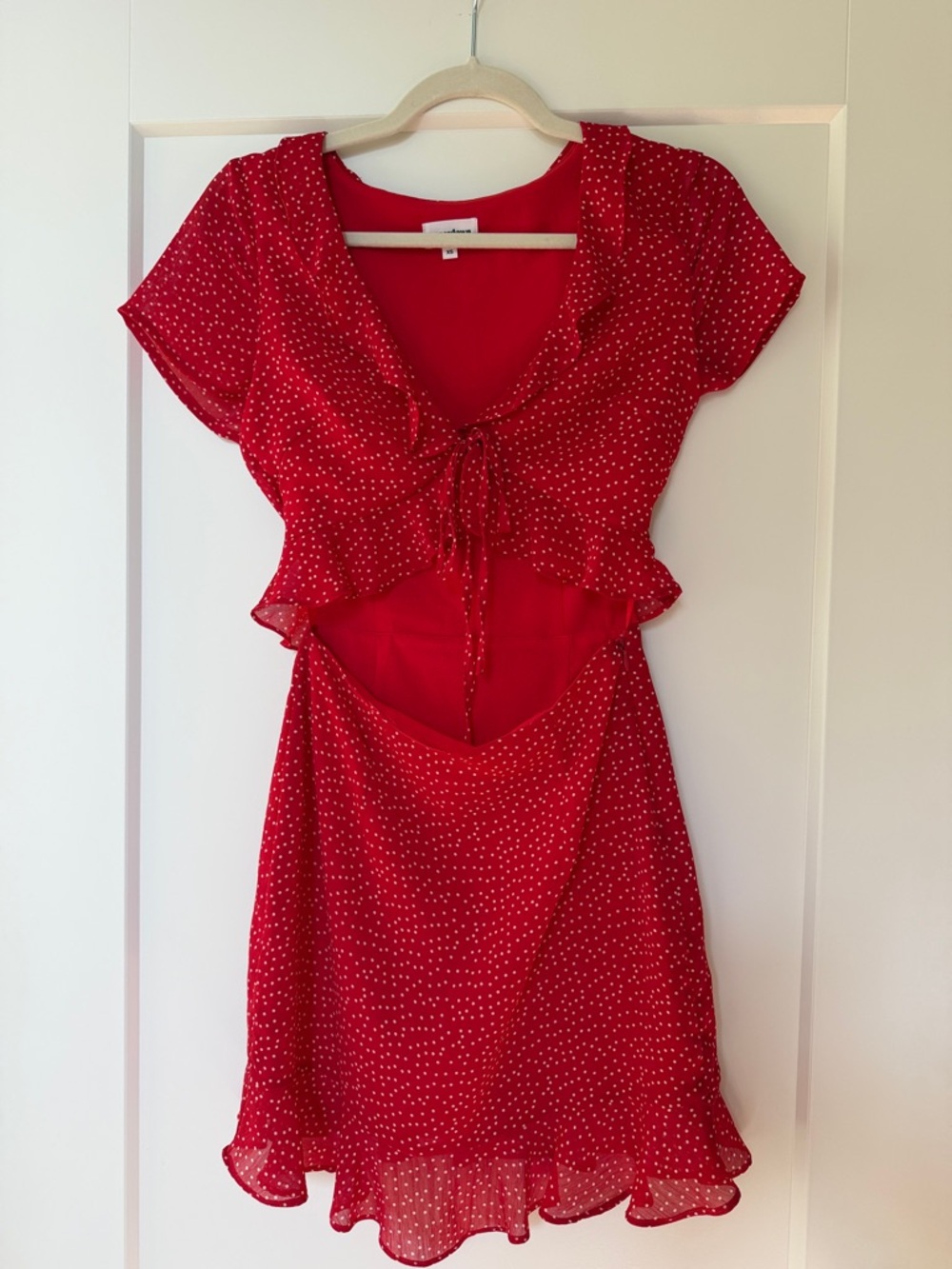 Revolve Superdown Mercy Polka
Dot Dress in Red